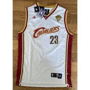 LEBRON JAMES CLEVELAND CAVALIERS ADIDAS NBA JERSEY SWINGMAN XXL NBA FINALS RARE